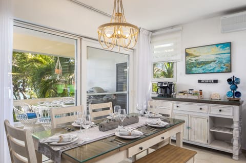 Dine w Relaxed or Fancy  Dinnerware. Wake Up w the Coffee Bar; a FAV of Guests! 