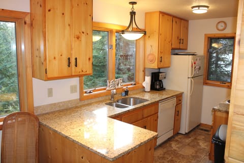 Modern Kitchen with granite counters
