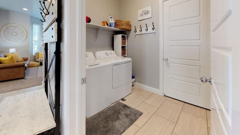 Full size washer and dryer we provide the laundry soap