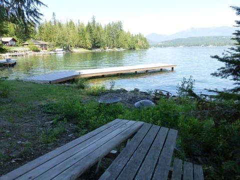 Picnic area and brand new dock