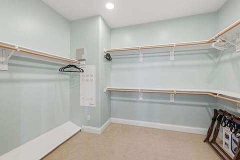Primary walk in closet