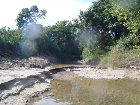 Creek on east side of property that feed to Guadalupe River