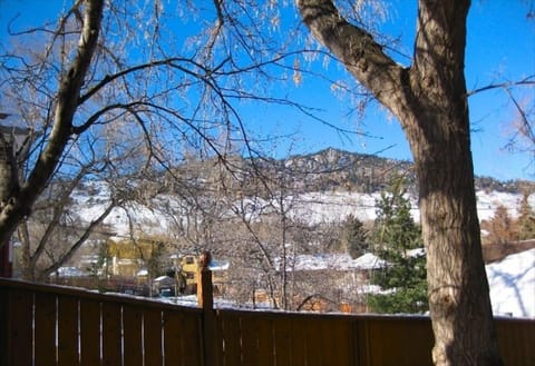 West view to mountains from Susurro's outdoor patio