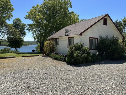 Cabin exterior, great parking for boats, outdoor electric