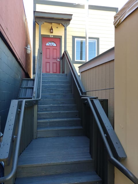 Main Entrance located in the back