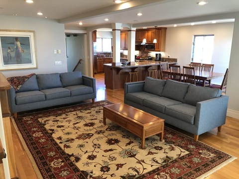 Expansive living room.