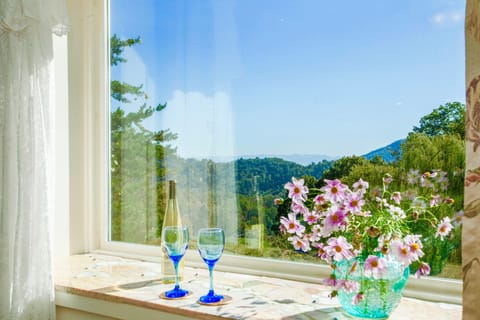 What a wonderful place to enjoy a glass of wine while gazing at nature's glory.