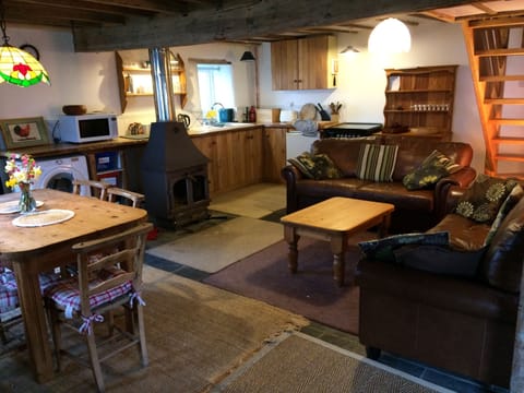 open plan kitchen/dining and lounge