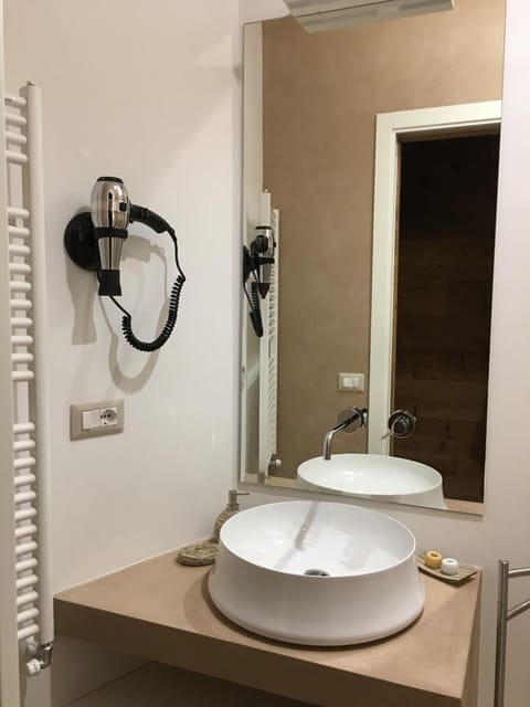 Double or Twin Room (Euterpe) | Bathroom | Shower, free toiletries, hair dryer, bathrobes