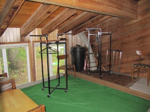 Entrance and storage area