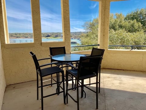 Dining table for 4 on Balcony