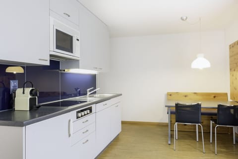 Basic Apartment, 1 Bedroom | Private kitchen | Fridge, microwave, stovetop, espresso maker