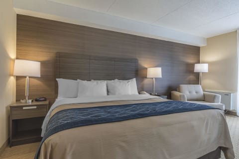Deluxe King Room | Premium bedding, pillowtop beds, desk, blackout drapes