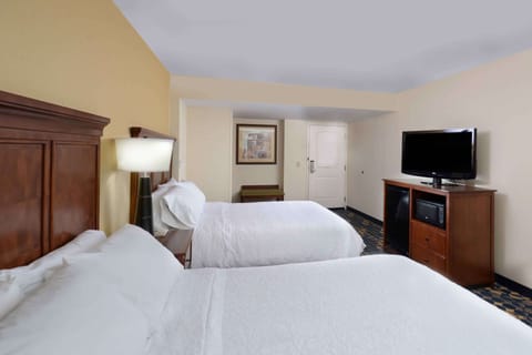 Room, 2 Queen Beds, Accessible, Non Smoking (Bath Tub) | Premium bedding, desk, laptop workspace, blackout drapes