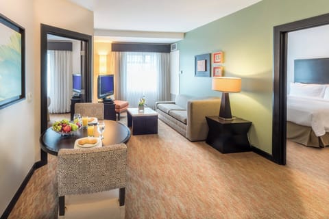 Suite, 2 Bedrooms | In-room safe, desk, soundproofing, iron/ironing board