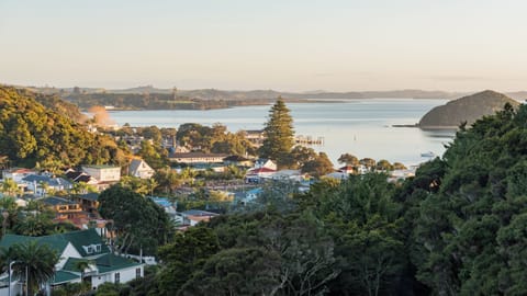 View from Apartment deck. Sunrise
