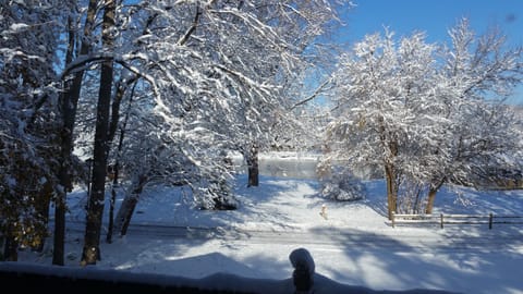 Beautiful lake views, even in the winter. 