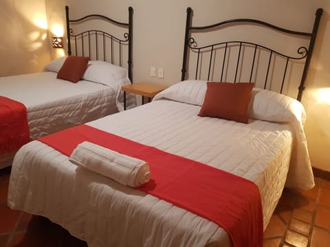 Premier Double Room, 2 Double Beds, Non Smoking | 1 bedroom, premium bedding, down comforters, blackout drapes