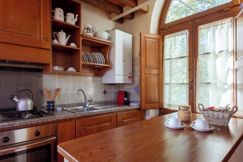 Loft, Garden View (Torrino) | Private kitchen | Full-size fridge, oven, stovetop, coffee/tea maker