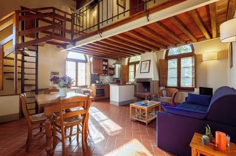 Loft, Garden View (Torrino) | Living area | Flat-screen TV