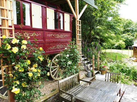 ROSIE THE GYPSY WAGON | Individually decorated, individually furnished, iron/ironing board