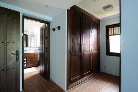 Wardrobe in the bedroom.