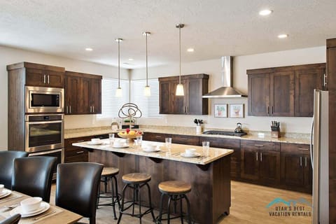 Beautiful kitchen with large island
