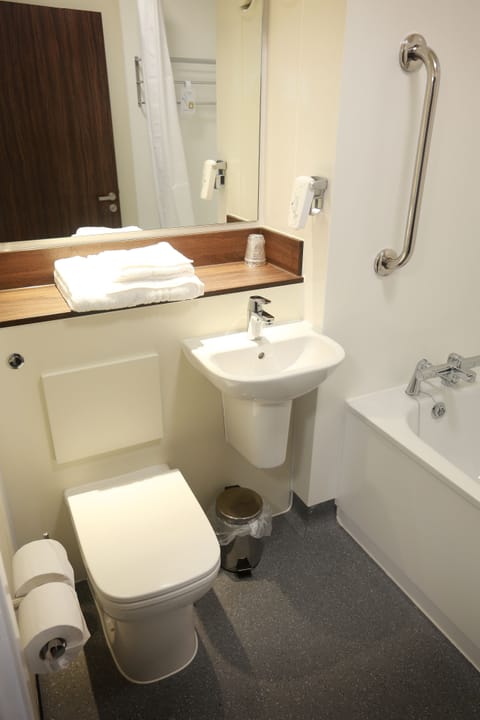 Double or Twin Room, Accessible | Bathroom | Free toiletries, hair dryer, towels