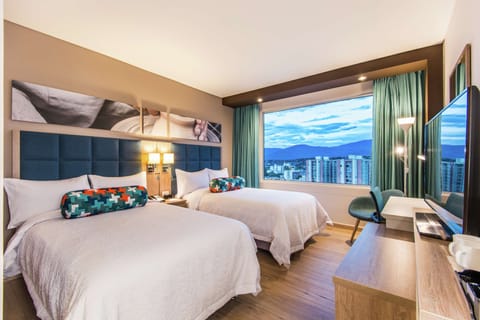 Twin Room, 2 Twin Beds, Refrigerator | View from room