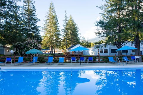 Indoor pool, outdoor pool, open 9 AM to 9 PM, sun loungers