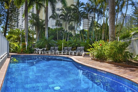 Indoor pool, outdoor pool, open 7 AM to 9 PM, sun loungers