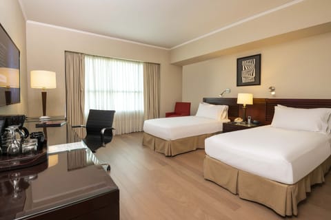 Deluxe Room, 2 Twin Beds | Premium bedding, down comforters, pillowtop beds, minibar