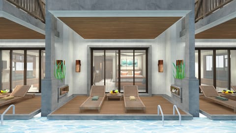 Deluxe Room, Pool Access | Terrace/patio