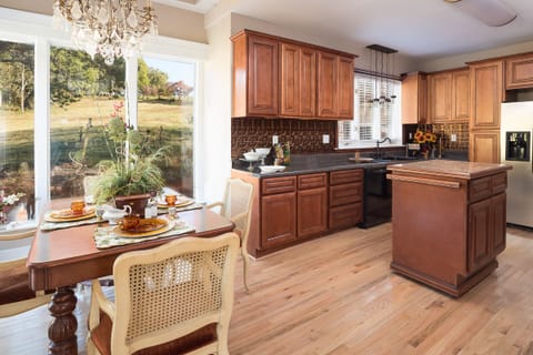 Large Gourmet Kitchen fully equipped for cooking and/or Catering 