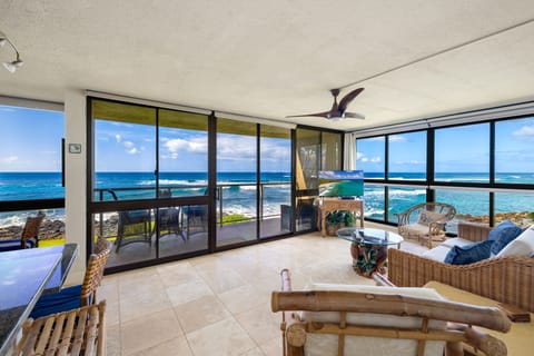 Enjoy the changing drama of the ocean. Feel it, hear it, live at its boundary.