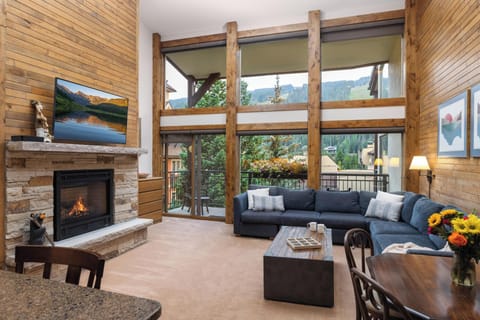 Living Room with Mountain View