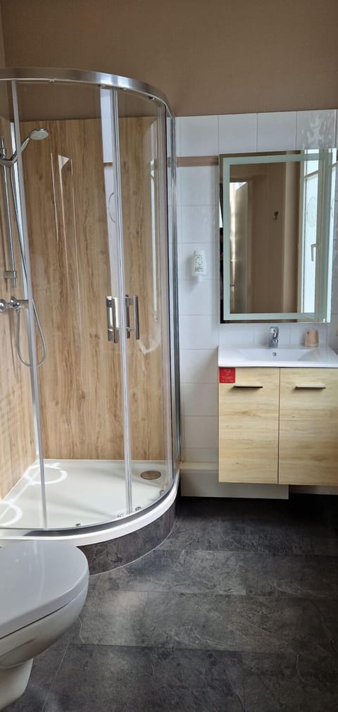 Triple Room | Bathroom | Shower, hair dryer, towels