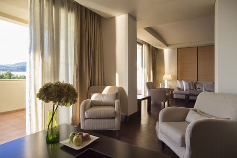 Grand Suite, 2 Bedrooms (Sea or Marina View) | Premium bedding, minibar, in-room safe, desk