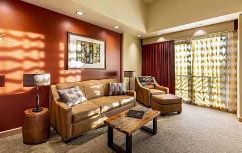 Executive Suite | Living area | Flat-screen TV, iPod dock