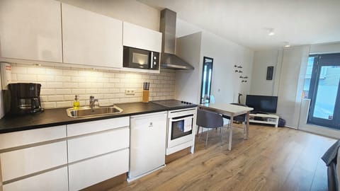 Studio Apartment - Bergstadastraeti 12 | Private kitchen | Fridge, microwave, stovetop, coffee/tea maker