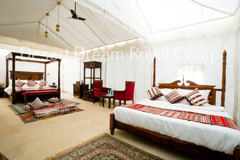 Family Tent, Multiple Beds, Non Smoking | 2 bedrooms, premium bedding, memory foam beds, laptop workspace