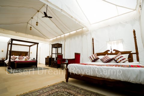 Family Tent, Multiple Beds, Non Smoking | 2 bedrooms, premium bedding, memory foam beds, laptop workspace