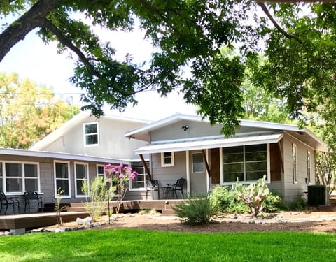 Another view of deck and master bedroom