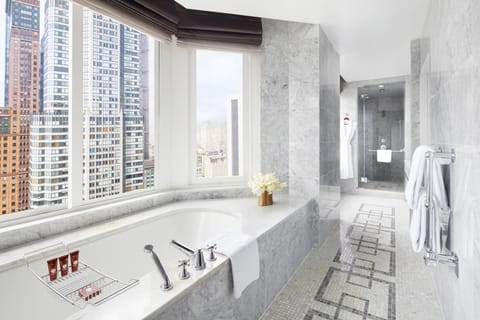 Penthouse, 2 Bedrooms | Bathroom | Combined shower/tub, designer toiletries, hair dryer, bathrobes