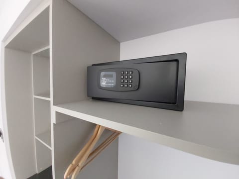 Premium bedding, minibar, desk, laptop workspace