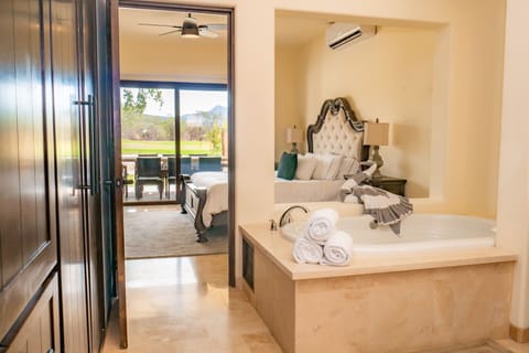 Superior Villa, 2 Bedrooms, Non Smoking | Bathroom | Combined shower/tub, free toiletries, hair dryer, towels