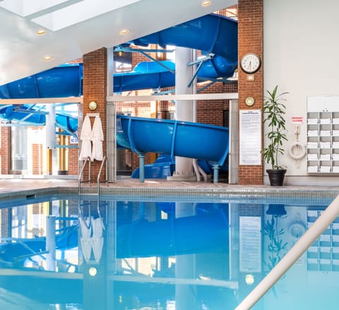 Indoor pool, seasonal outdoor pool