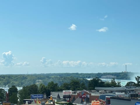 Two Queen Partial View of the Falls | Iron/ironing board, rollaway beds, free WiFi, bed sheets