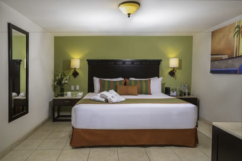 Premium bedding, down comforters, pillowtop beds, minibar