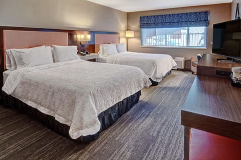 2 Queen Beds, Accessible (Hearing) Non-Smoking | Premium bedding, pillowtop beds, in-room safe, desk